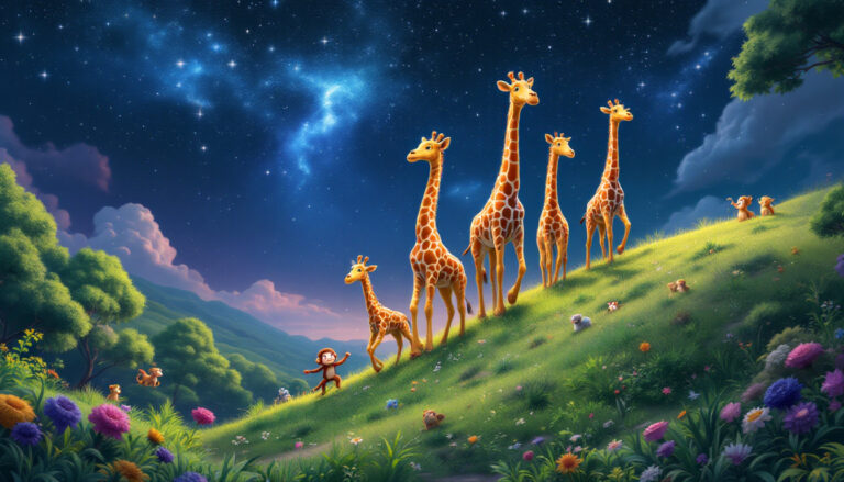 The Eight Giraffes‘ Great Adventure