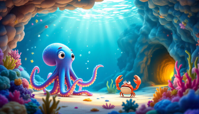 Olli Oktopus und das Rätsel der bunten Korallen