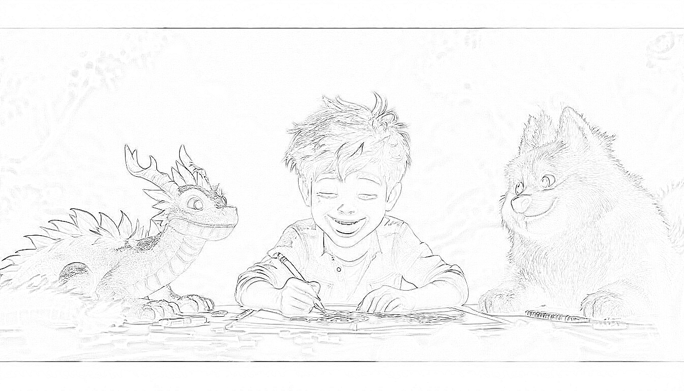 Jonas und der magische Tag der lebendigen Zeichnungen