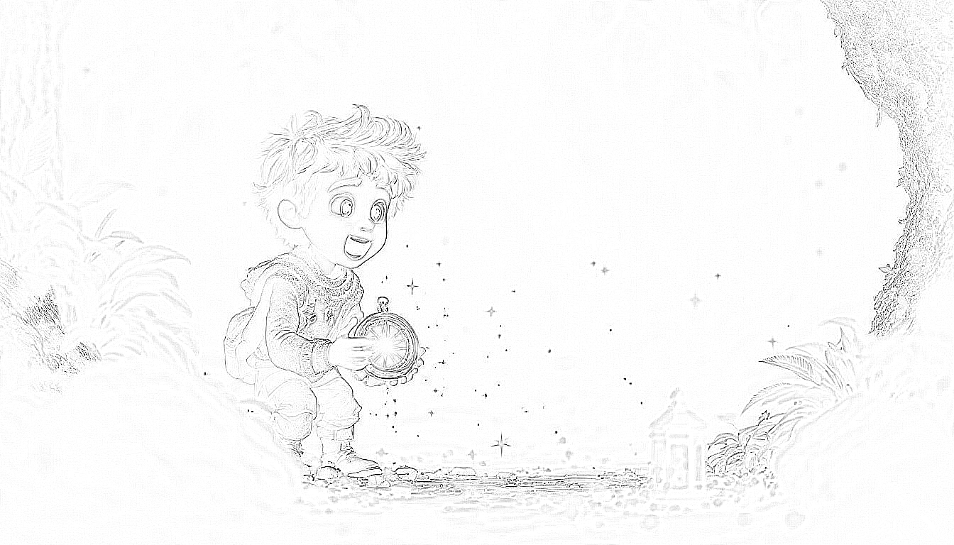 Tom und der magische Kompass