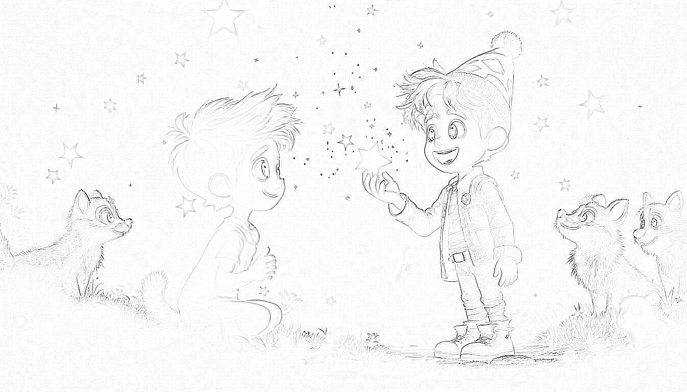 Felix Funkelstern und die magische Sternschnuppe