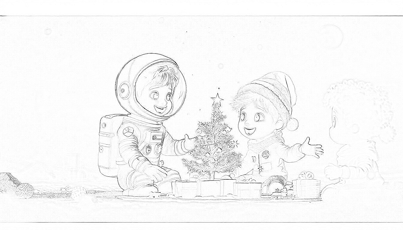 Max Meteor und das Weihnachtsfest auf dem Mond